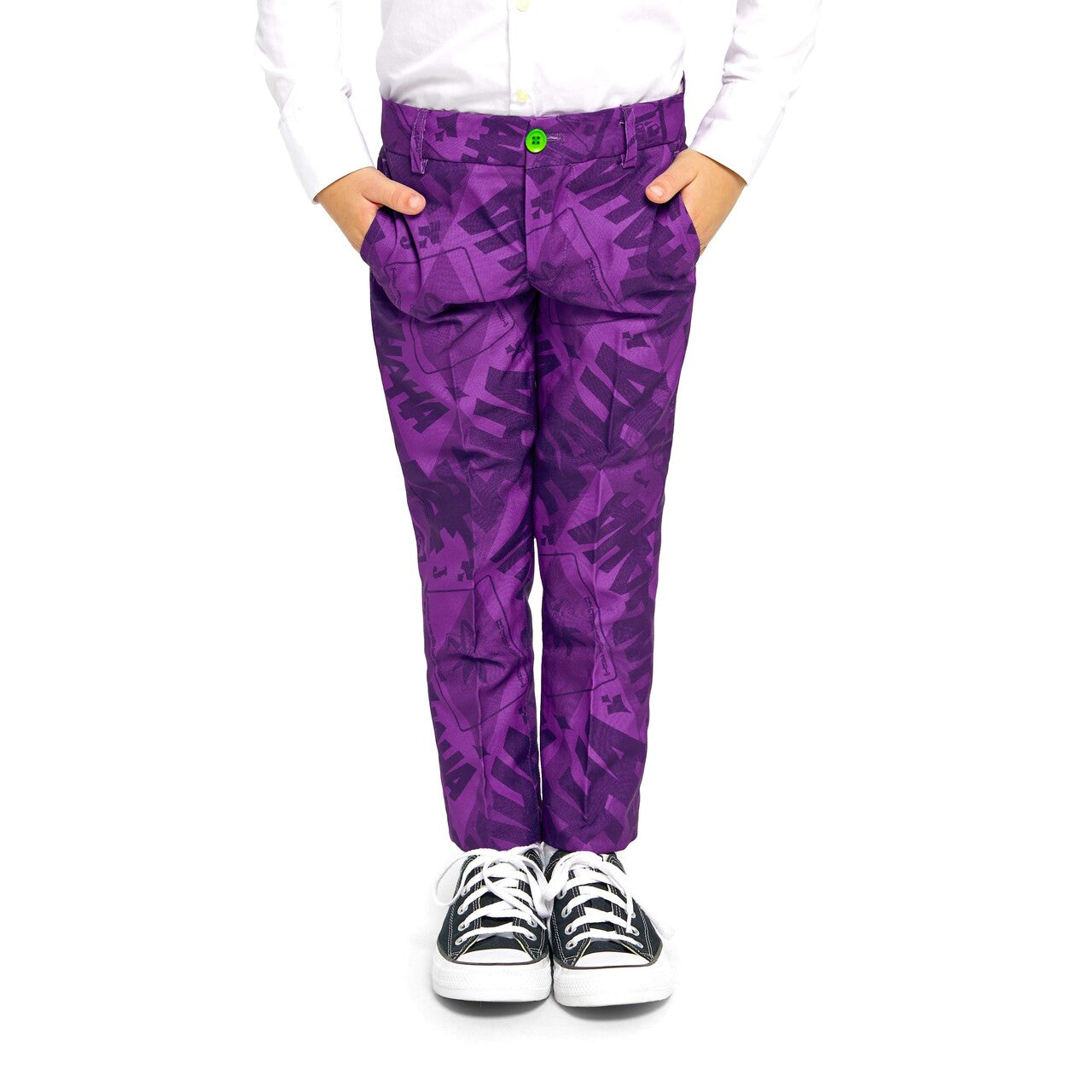 Op deze afbeelding zie je een Kostuums, van het merk Opposuits. Boys The Joker™ Jongen Kostuum