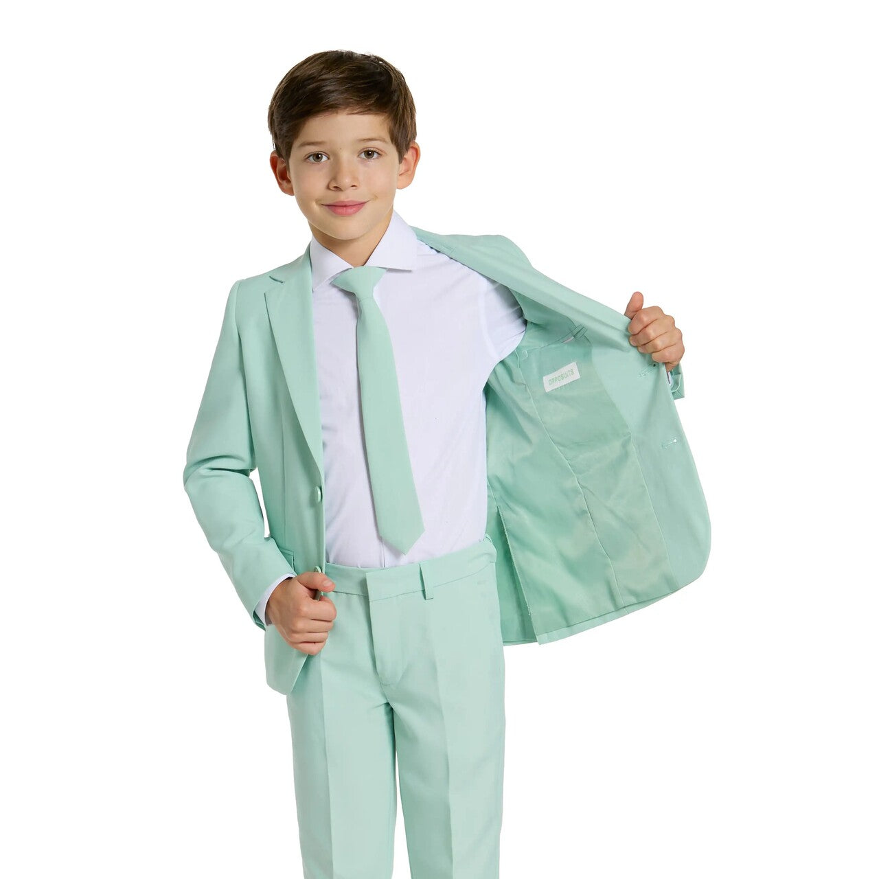 Op deze afbeelding zie je een Kostuums, van het merk Opposuits. Magic Mint Condition Jongen Kostuum