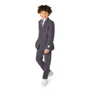Op deze afbeelding zie je een Kostuums, van het merk Opposuits. Super Net Strak Pak Grijs Jongen