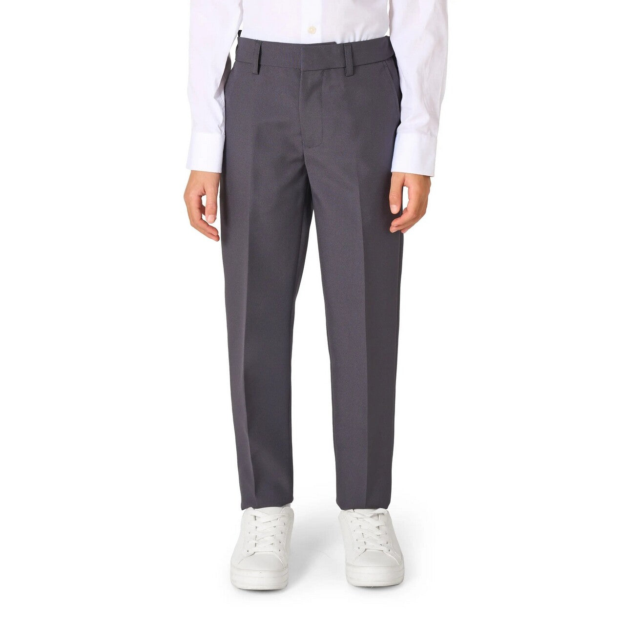 Op deze afbeelding zie je een Kostuums, van het merk Opposuits. Super Net Strak Pak Grijs Jongen
