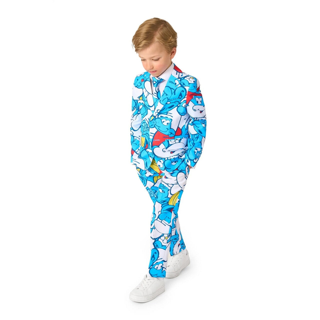 Op deze afbeelding zie je een Kostuums, van het merk Opposuits. Boys The Smurfs™ Jongen Kostuum