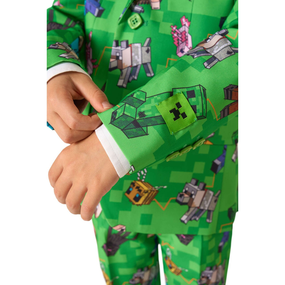 Op deze afbeelding zie je een Kostuums, van het merk Opposuits. Boys Minecraft™ Jongen