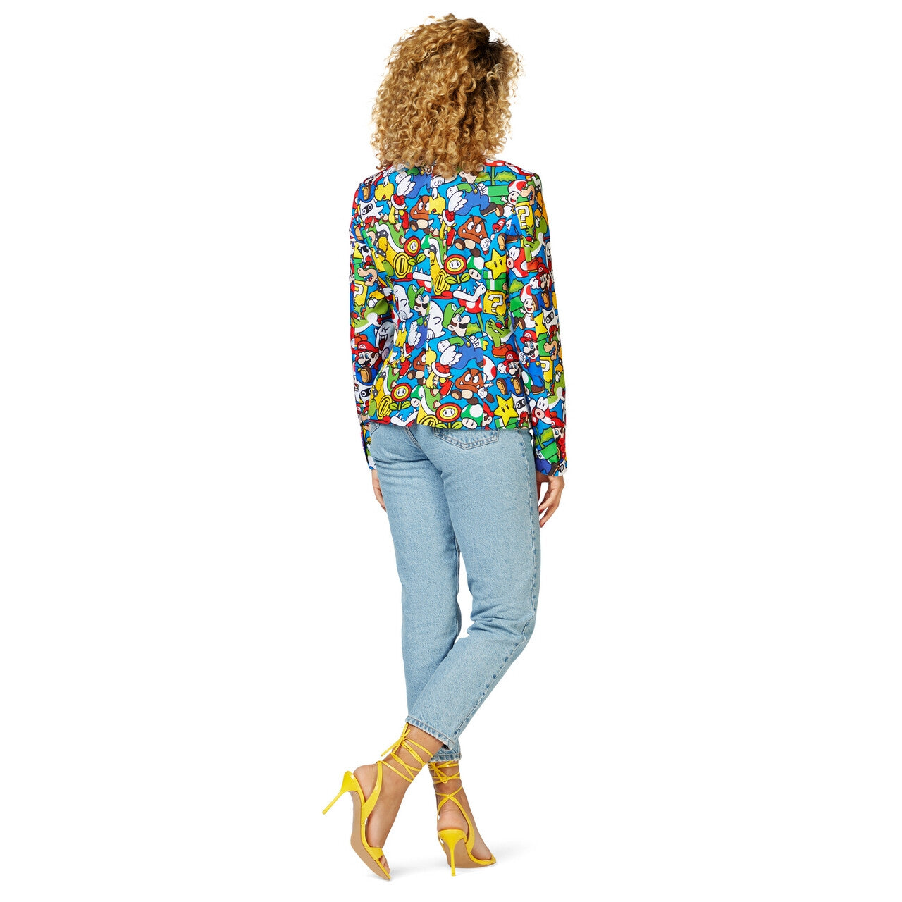 Op deze afbeelding zie je een Kostuums, van het merk Opposuits. Mama Mia Super Mario™ Dames Colbert Vrouw