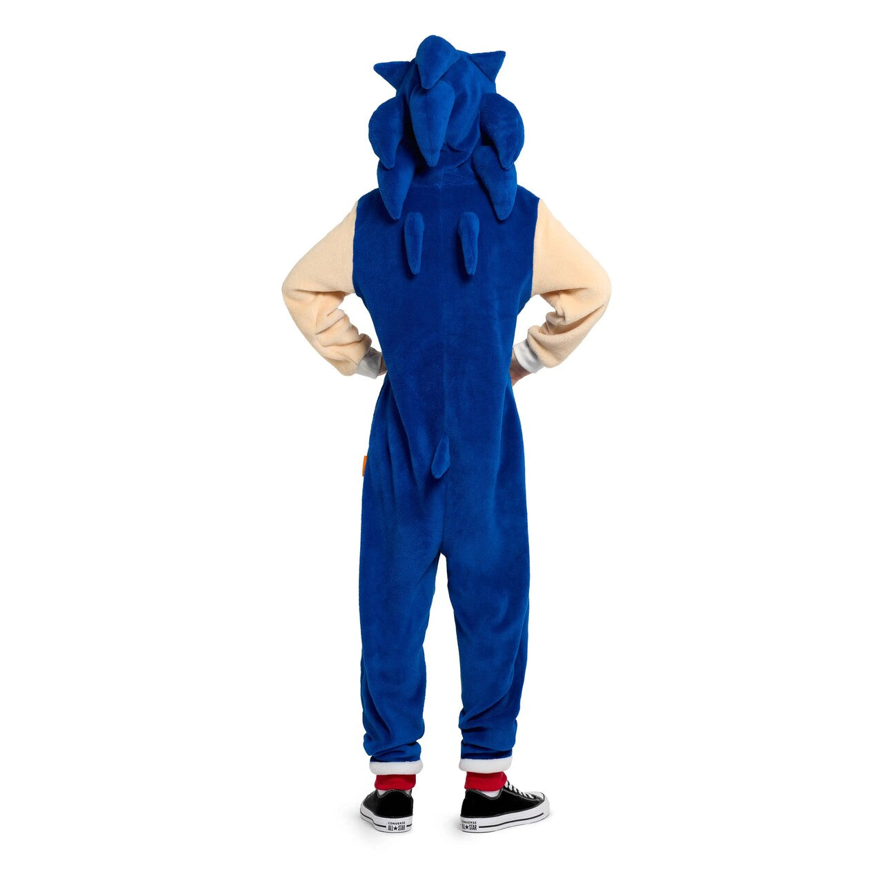 Op deze afbeelding zie je een Kostuums, van het merk Opposuits. Supersnelle Sonic The Hedgehog Onesie Kind Kostuum