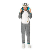 Op deze afbeelding zie je een Kostuums, van het merk Opposuits. Lola Lemur Relax Onesie Kind Kostuum