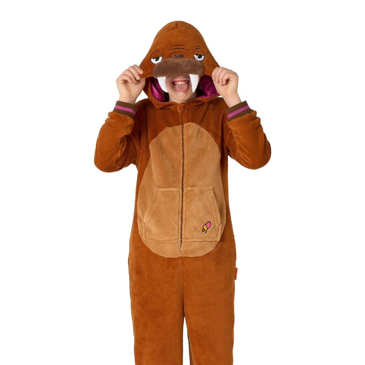 Op deze afbeelding zie je een Kostuums, van het merk Opposuits. Willy Walrus Onesie Kind Kostuum