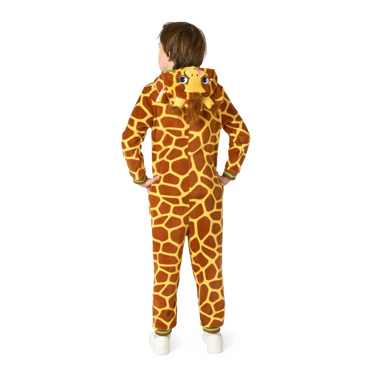 Op deze afbeelding zie je een Kostuums, van het merk Opposuits. Gina Giraffe Onesie Kind Kostuum