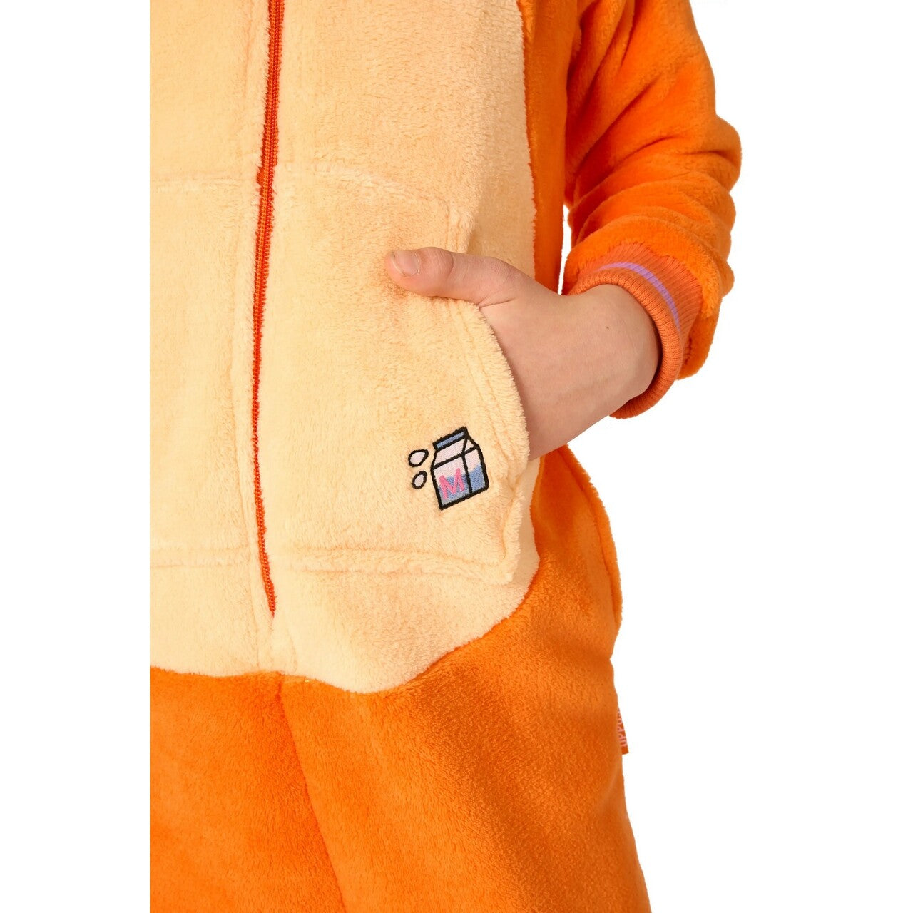 Op deze afbeelding zie je een Kostuums, van het merk Opposuits. Oranje Knuffel Kat Onesie Kind Kostuum