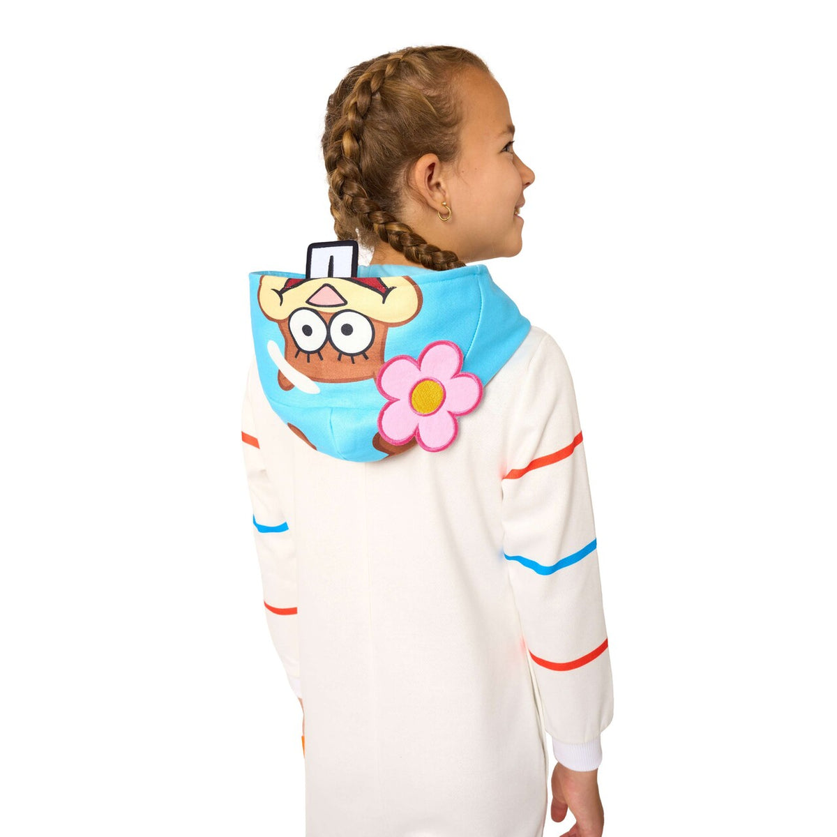 Op deze afbeelding zie je een Kostuums, van het merk Opposuits. Boys Sandy Onesie - Spongebob Squarepants™ Jongen Kostuum