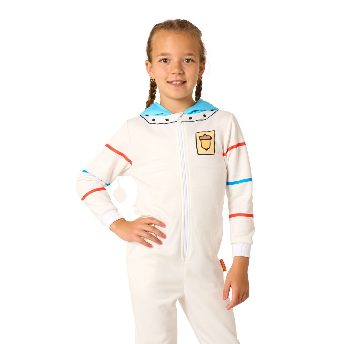 Op deze afbeelding zie je een Kostuums, van het merk Opposuits. Boys Sandy Onesie - Spongebob Squarepants™ Jongen Kostuum