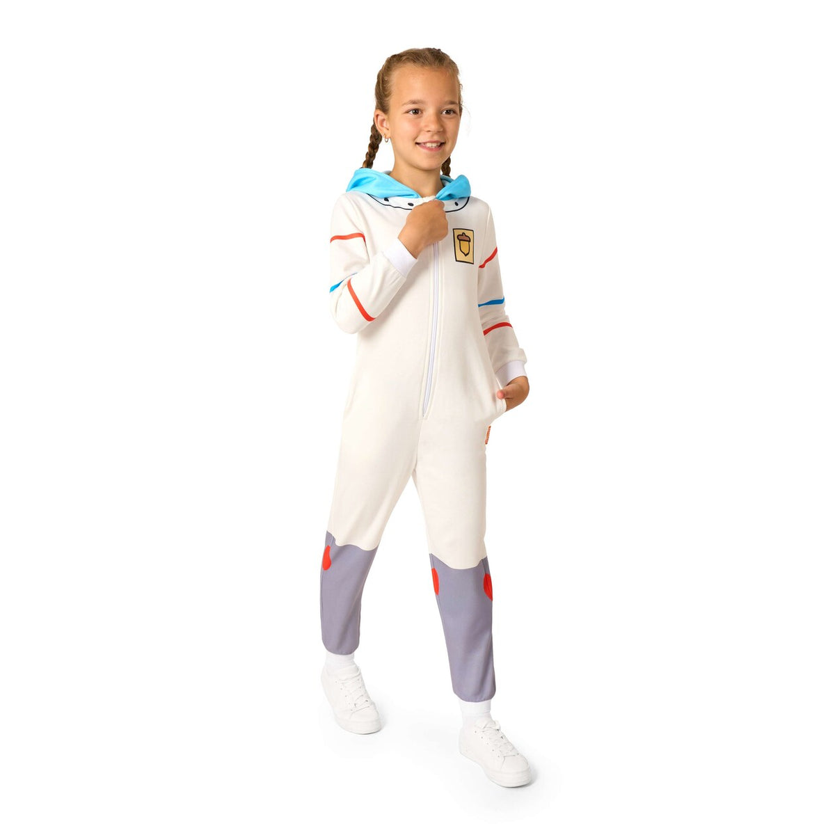 Op deze afbeelding zie je een Kostuums, van het merk Opposuits. Boys Sandy Onesie - Spongebob Squarepants™ Jongen Kostuum