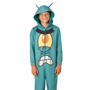 Op deze afbeelding zie je een Kostuums, van het merk Opposuits. Boys Plankton Onesie - Spongebob Squarepants™ Jongen