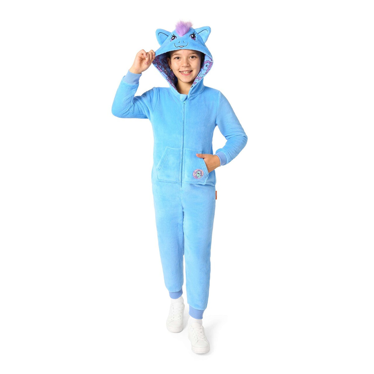 Op deze afbeelding zie je een Kostuums, van het merk Opposuits. Boys My Little Pony™ - Bluebelle Onesie Kind Kostuum