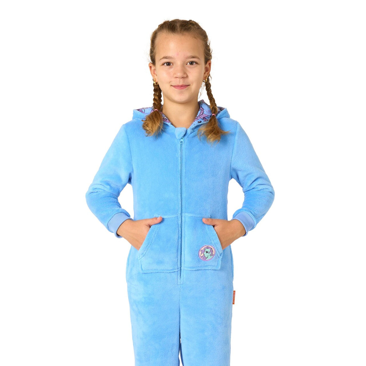 Op deze afbeelding zie je een Kostuums, van het merk Opposuits. Boys My Little Pony™ - Bluebelle Onesie Kind Kostuum