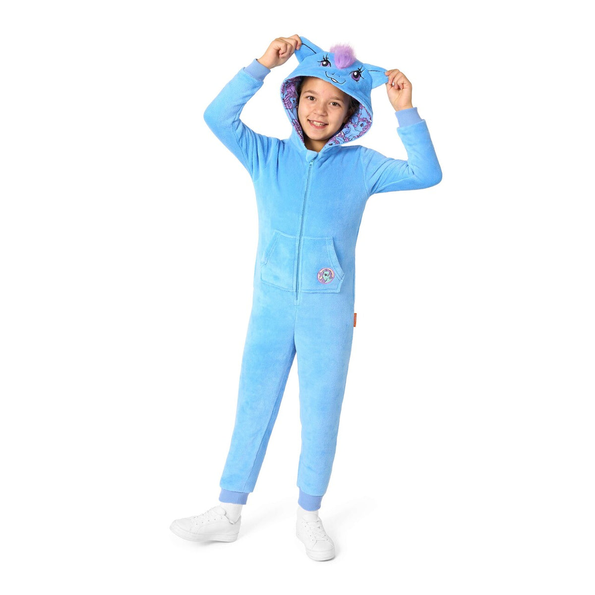 Op deze afbeelding zie je een Kostuums, van het merk Opposuits. Boys My Little Pony™ - Bluebelle Onesie Kind Kostuum