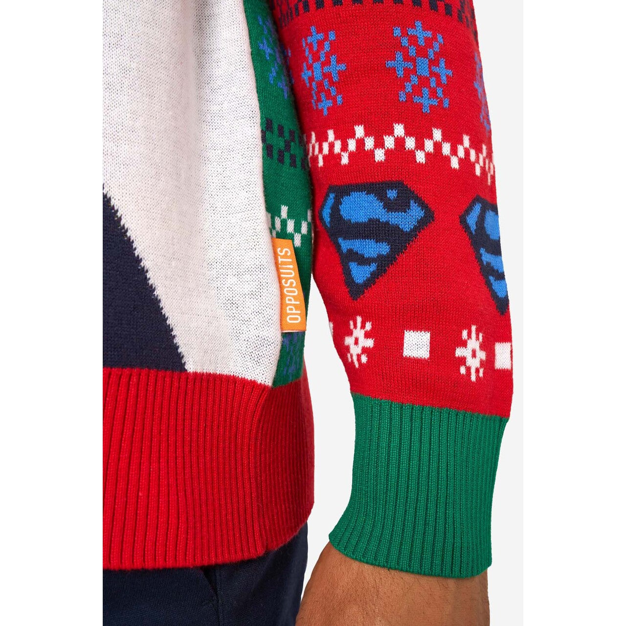 Op deze afbeelding zie je een Kostuums, van het merk Opposuits. Superman™ Christmas Sweater