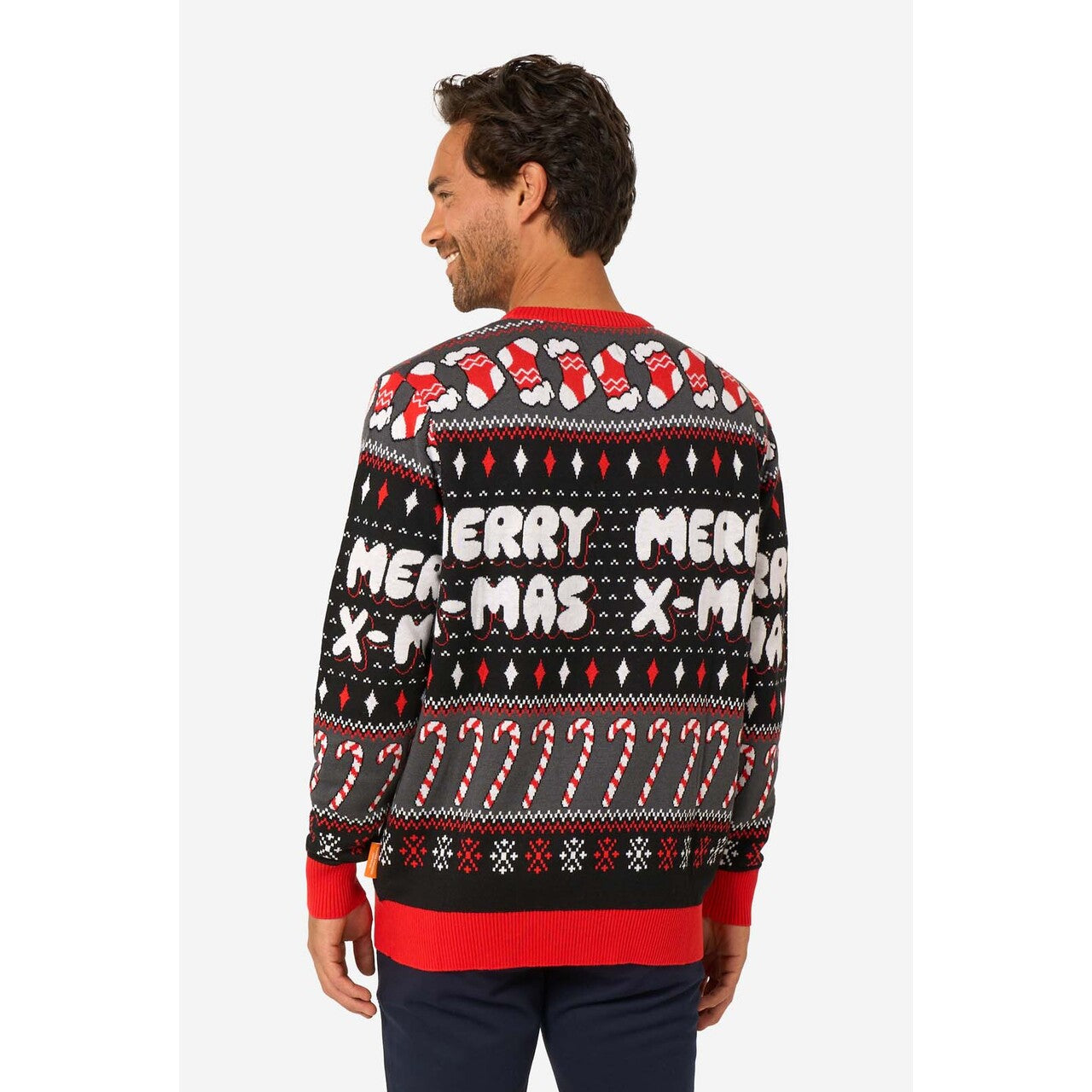 Op deze afbeelding zie je een Kostuums, van het merk Opposuits. Merry Jinglejoy Christmas Sweater Man