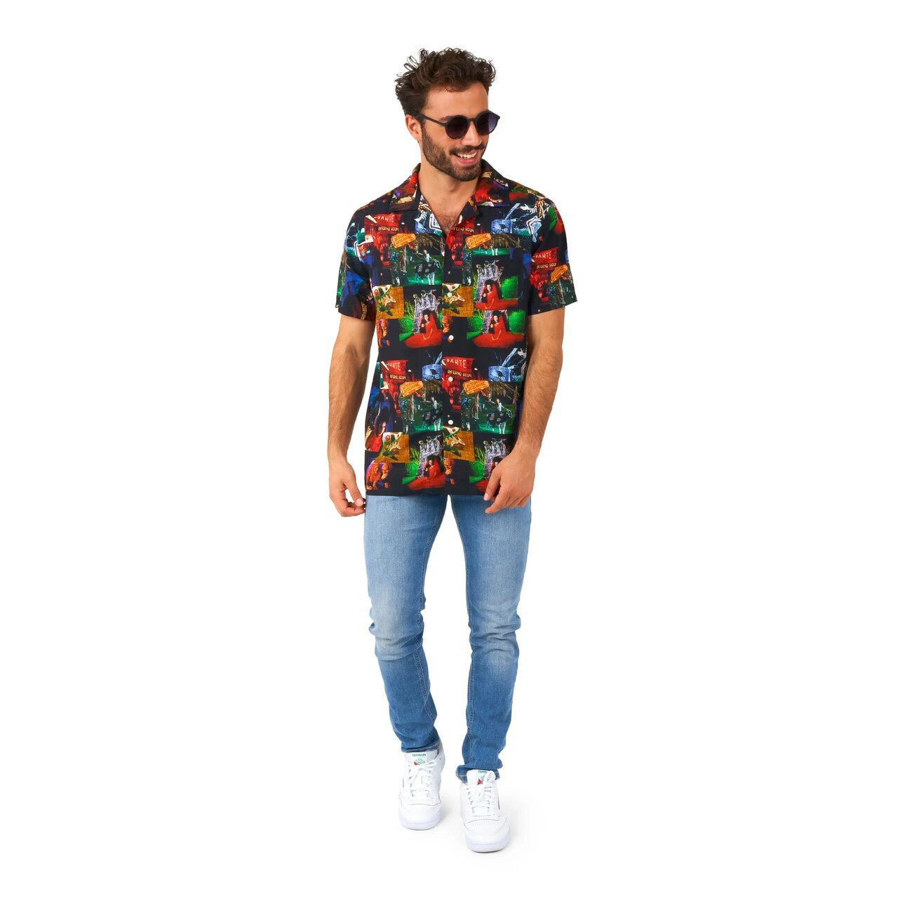 Op deze afbeelding zie je een Kostuums, van het merk Opposuits. 90s Beetlejuice Blouse Man