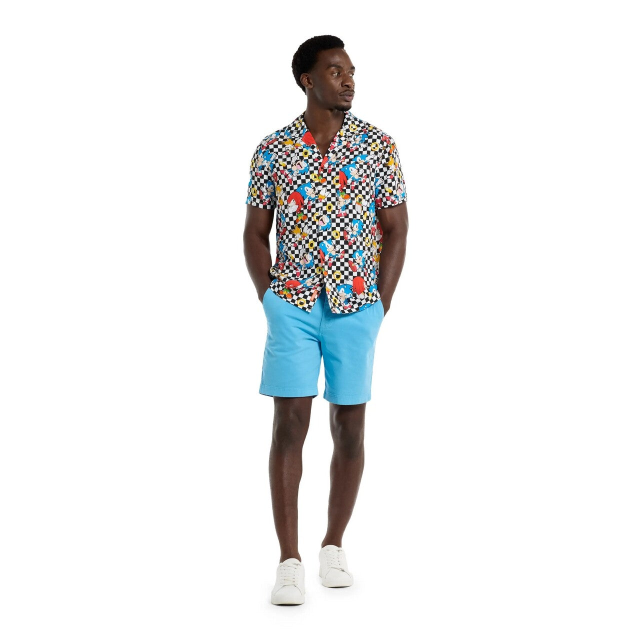 Op deze afbeelding zie je een Kostuums, van het merk Opposuits. Sonic Retro Rings Blouse Man