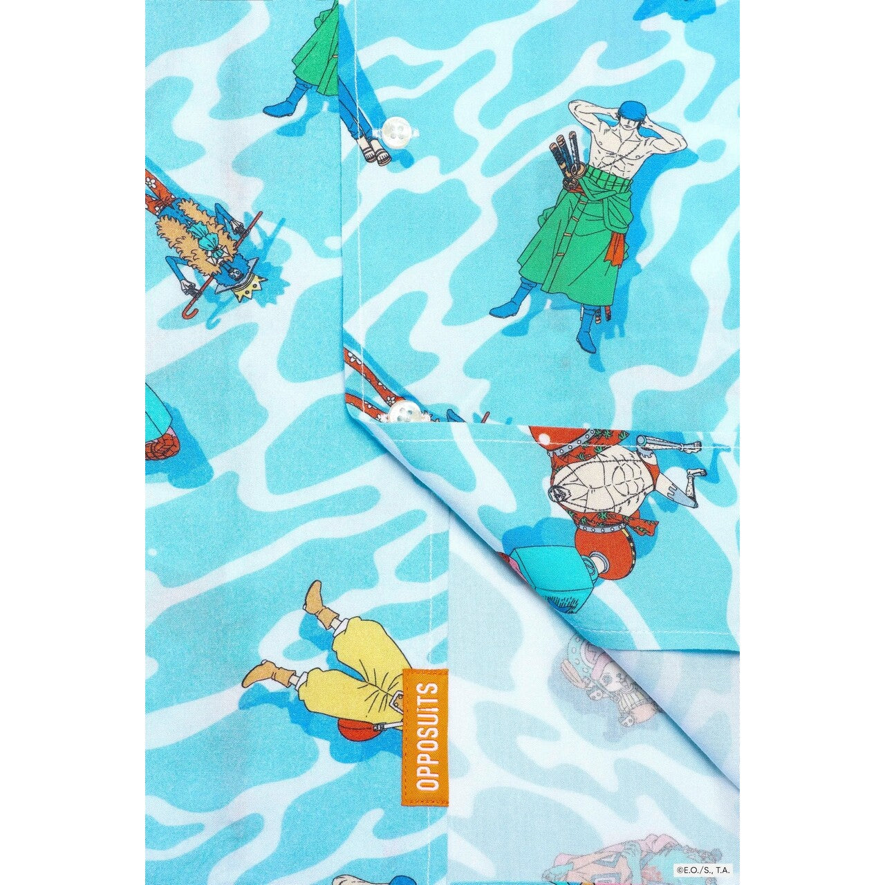 Op deze afbeelding zie je een Kostuums, van het merk Opposuits. One Piece Ocean Chill Shirt Man