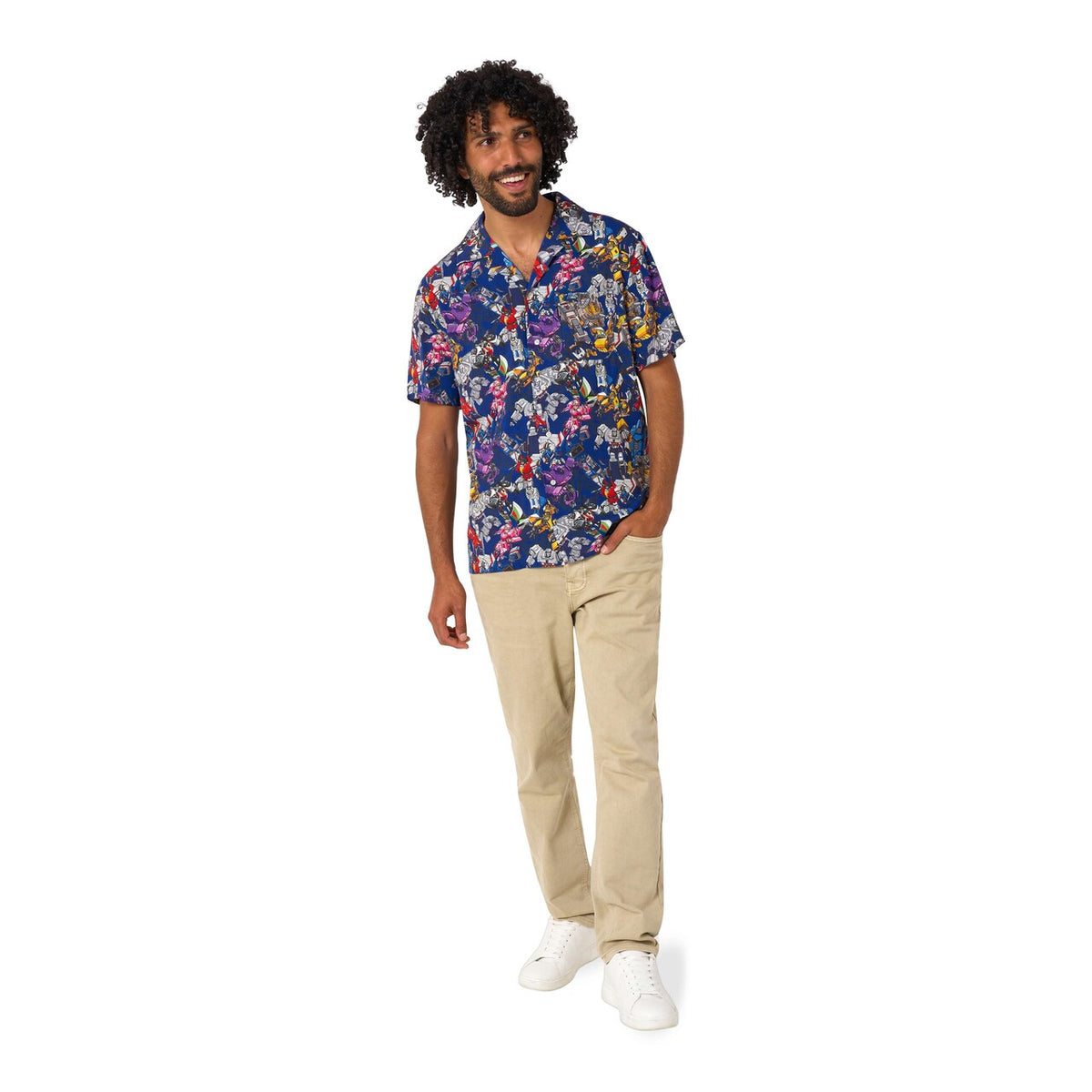 Op deze afbeelding zie je een Kostuums, van het merk Opposuits. Shirt Transformers™ Man