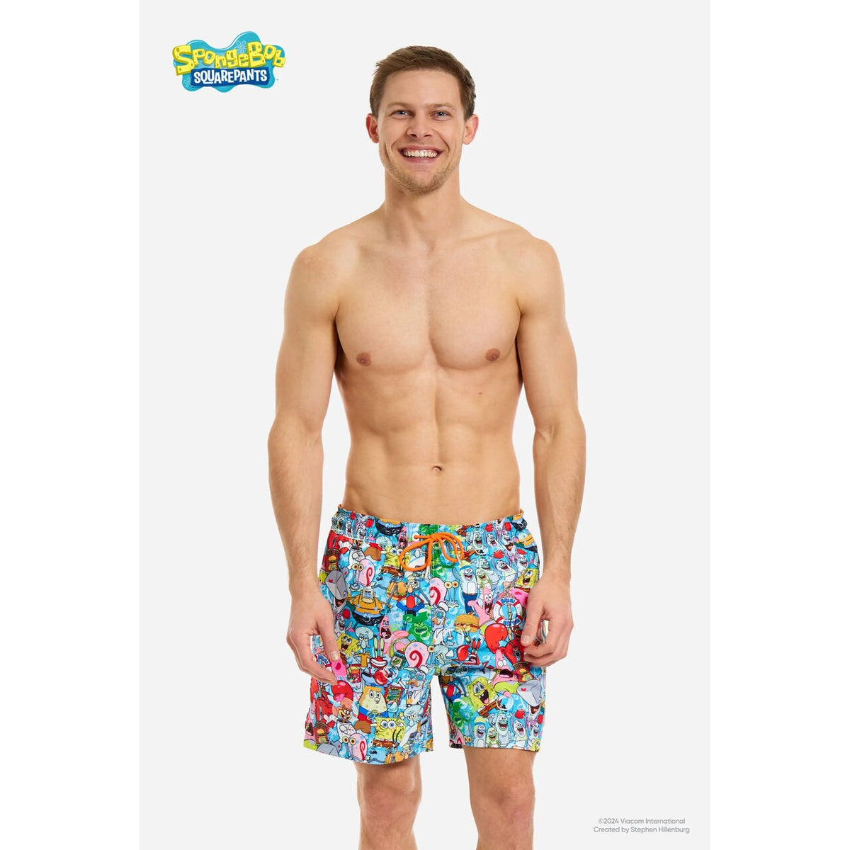 Op deze afbeelding zie je een Kostuums, van het merk Opposuits. Spongebob Day At The Beach Broek Man