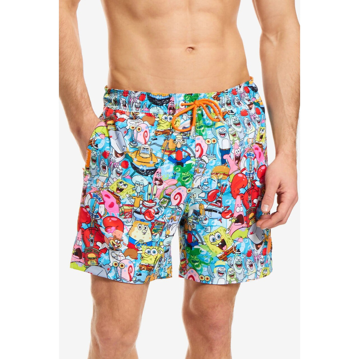 Op deze afbeelding zie je een Kostuums, van het merk Opposuits. Spongebob Day At The Beach Broek Man