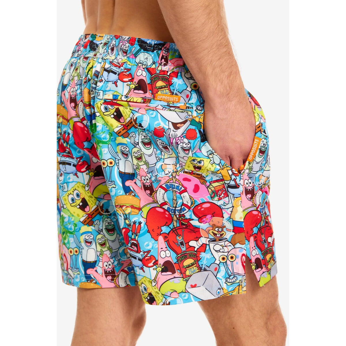 Op deze afbeelding zie je een Kostuums, van het merk Opposuits. Spongebob Day At The Beach Broek Man
