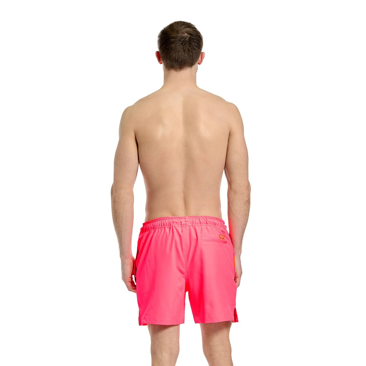 Op deze afbeelding zie je een Kostuums, van het merk Opposuits. Neon Pink Power Beachwear Man