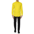 Geel Yellow Fellow Overhemd Met Lange Mouwen Man