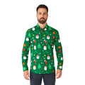 Enorm Foute Kerst Blouse Groen Man