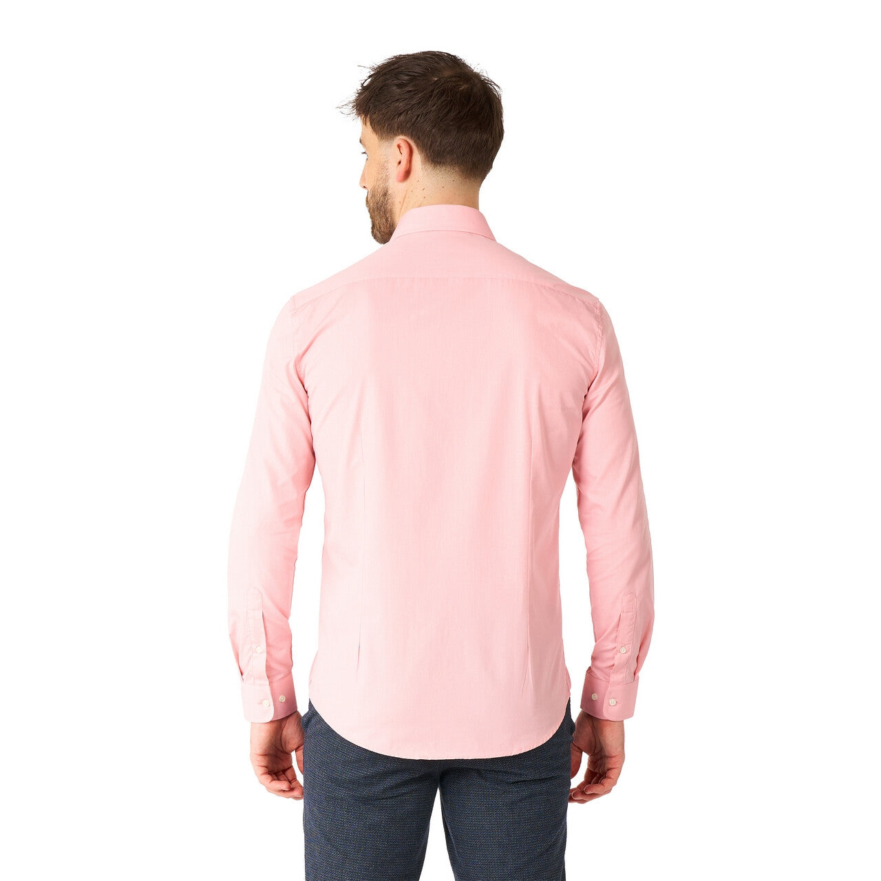 Op deze afbeelding zie je een Kostuums, van het merk Opposuits. Roze Lush Blush Overhemd Man