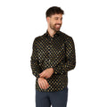 Shiny Polka Star Night Overhemd Herren
