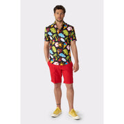 Op deze afbeelding zie je een Kostuums, van het merk Opposuits. Tropical Thunder Hawaii Blouse Man