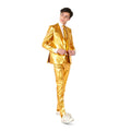 Garçon Ado Disco Doré Costume