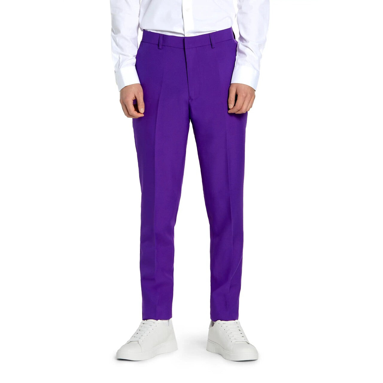 Op deze afbeelding zie je een Kostuums, van het merk Opposuits. Purple Prince Jongen Kostuum