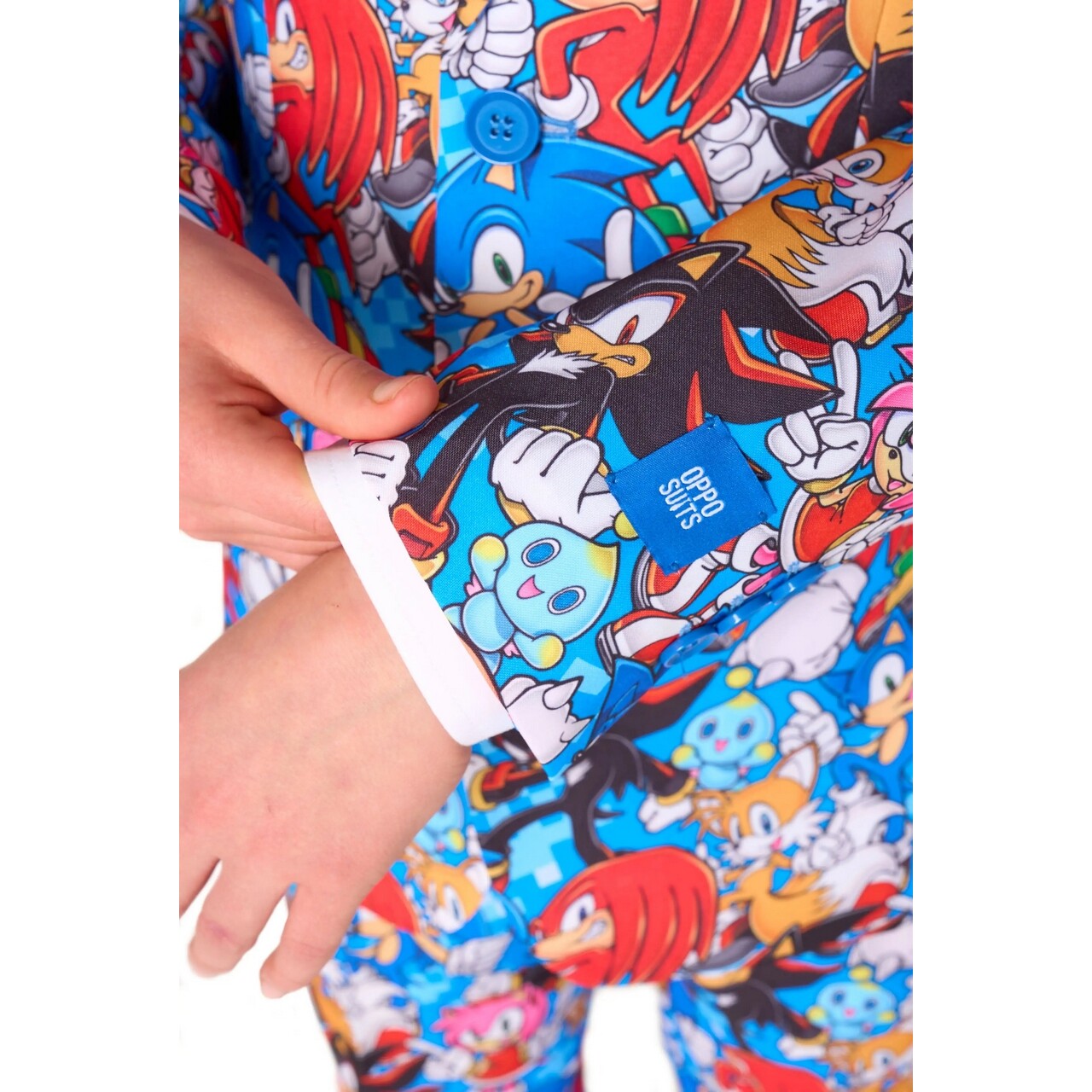Op deze afbeelding zie je een Kostuums, van het merk Opposuits. Sonic The Hedgehog Jongen Kostuum