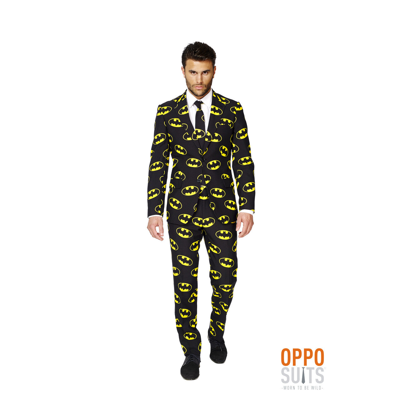 Op deze afbeelding zie je een Kostuums, van het merk Opposuits. Superheld Batman™ Opposuit Kostuum