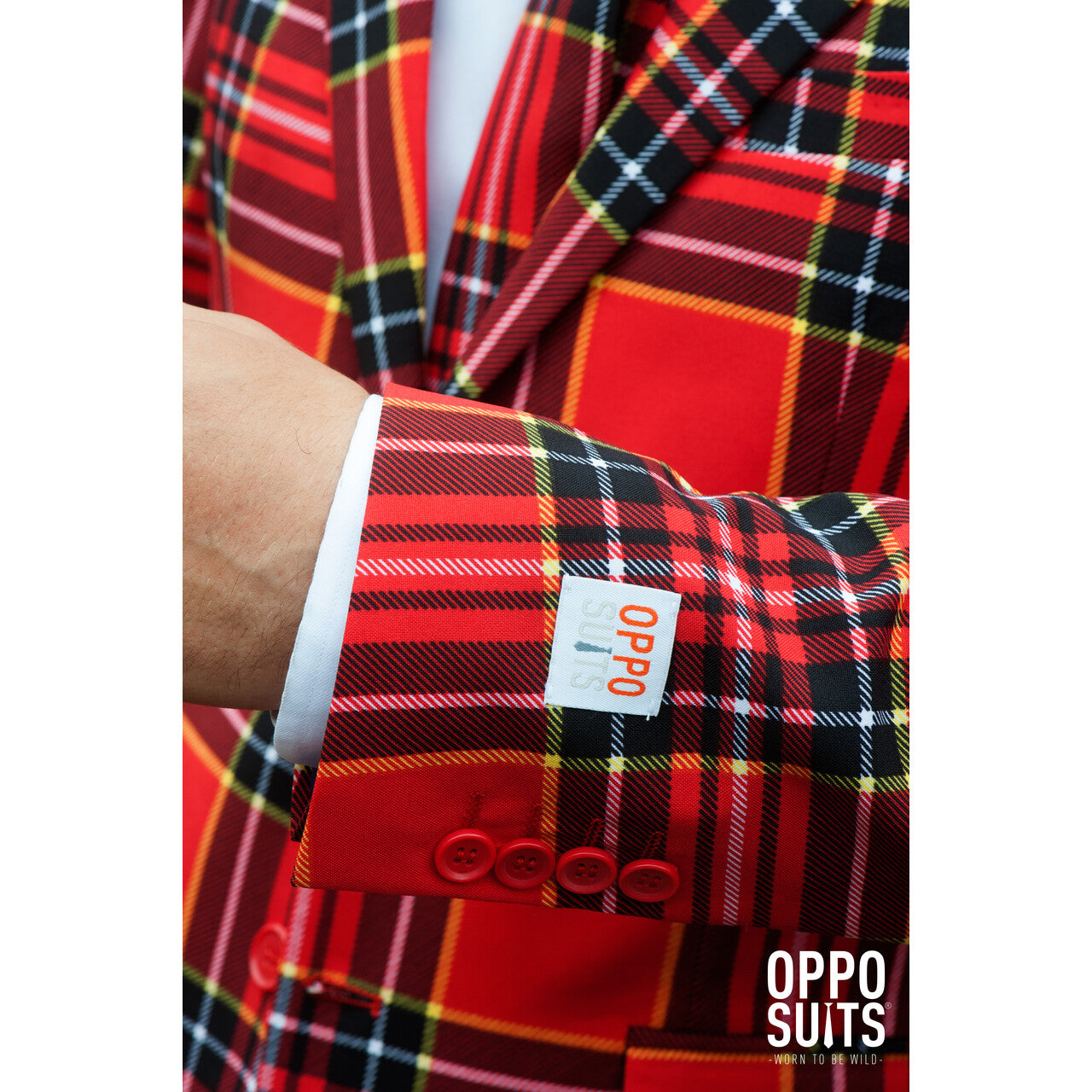 Op deze afbeelding zie je een Kostuums, van het merk Opposuits. The Lumberjack Opposuit Kostuum Man
