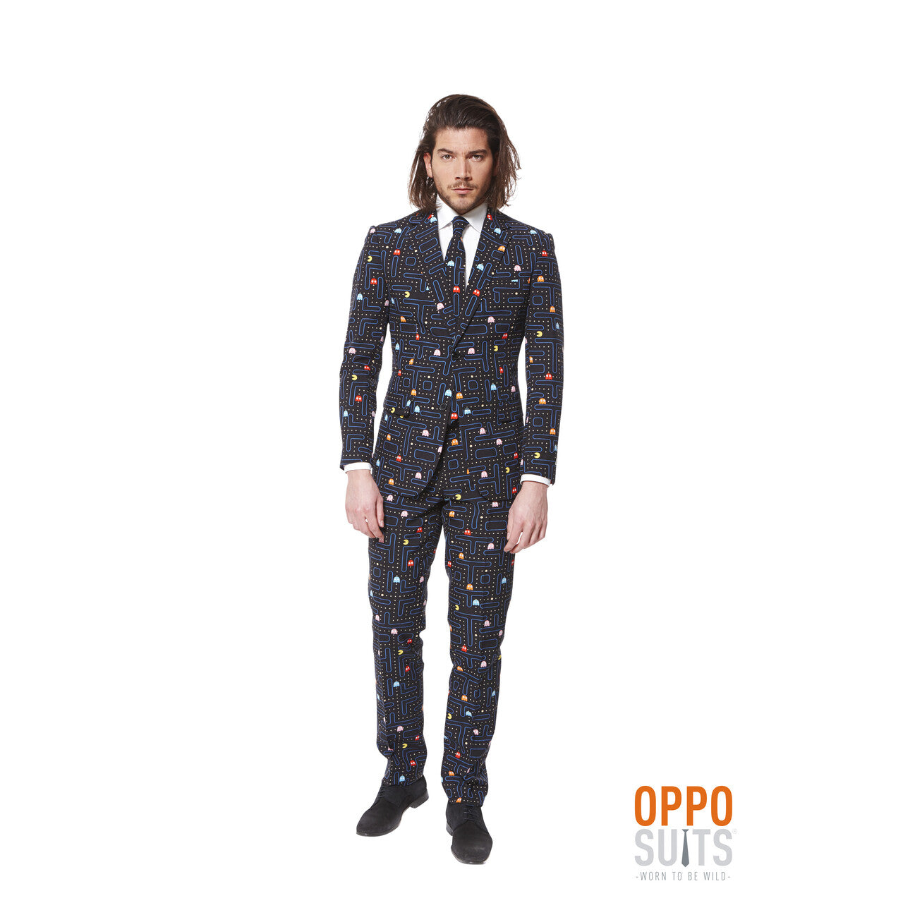 Op deze afbeelding zie je een Kostuums, van het merk Opposuits. Retro Game Pac-Man™ Opposuit Kostuum