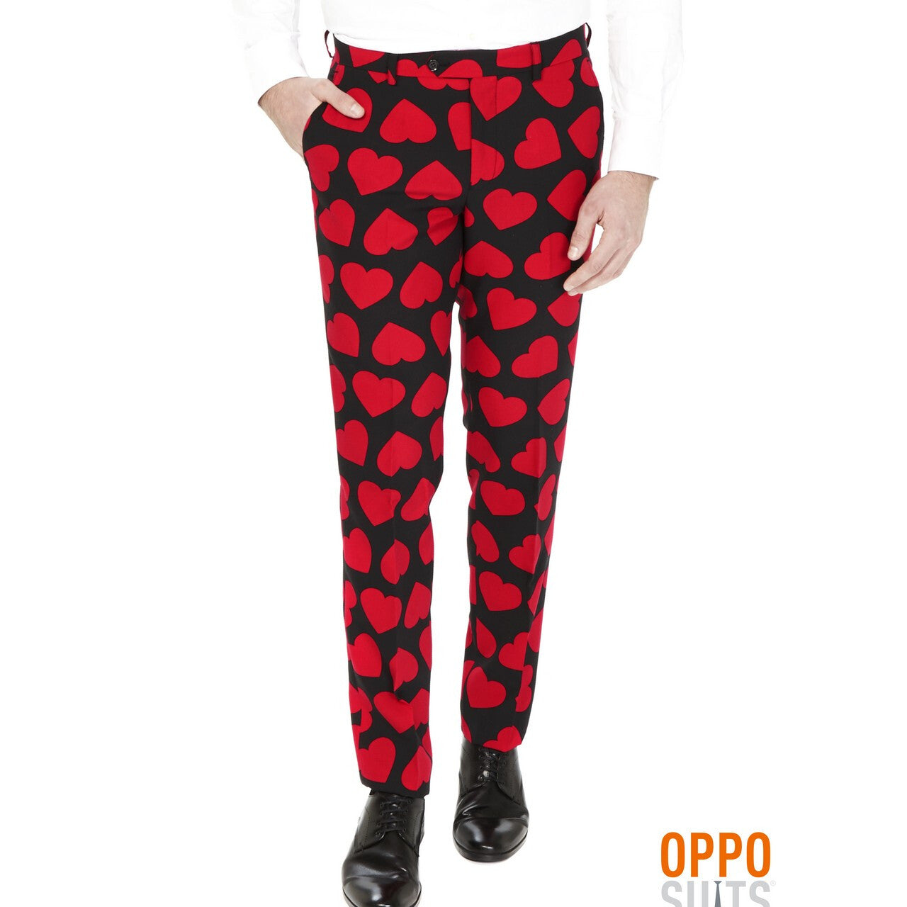 Op deze afbeelding zie je een Kostuums, van het merk Opposuits. Hartenbreker King Of Hearts Opposuit Man Kostuum