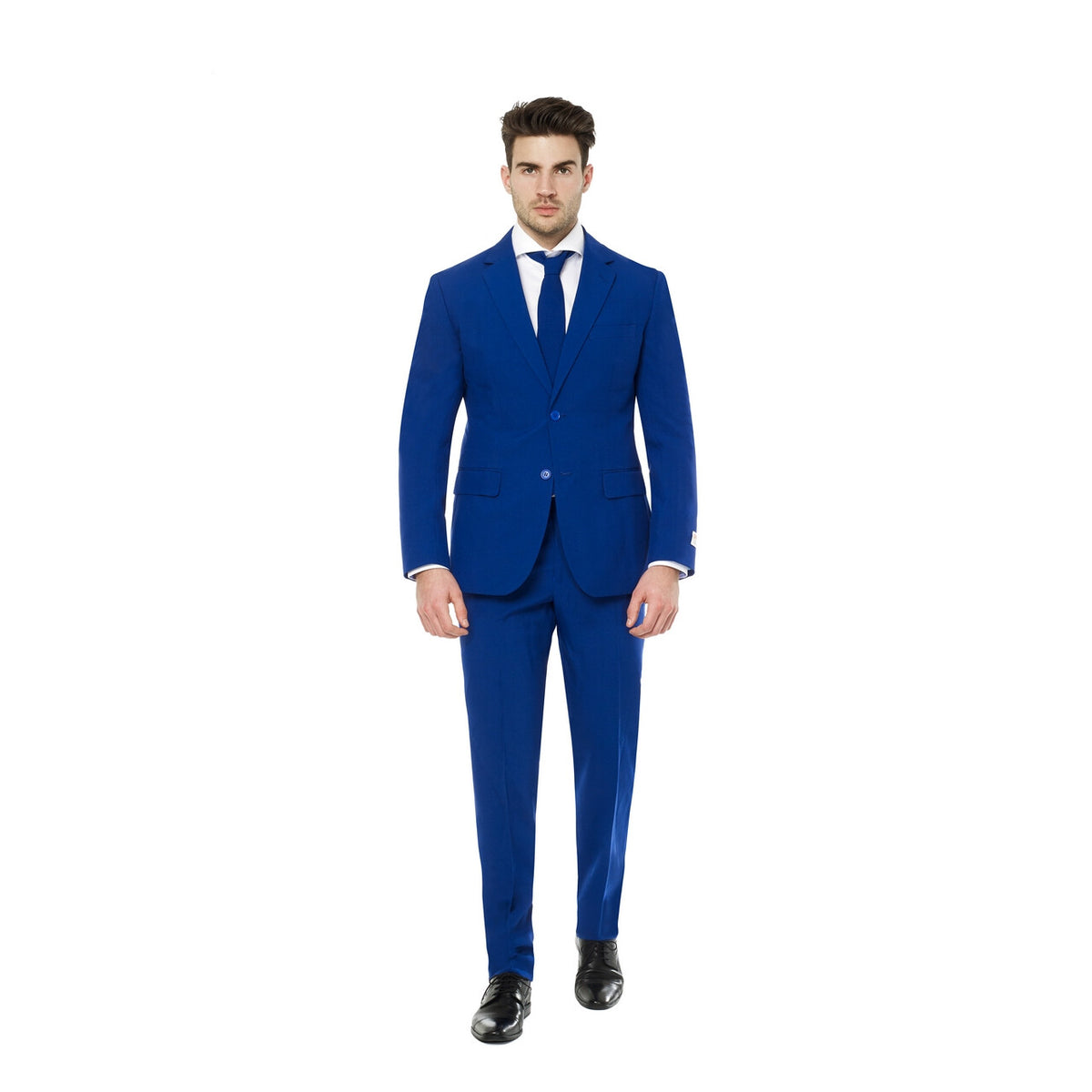 Op deze afbeelding zie je een Kostuums, van het merk Opposuits. Koninklijk Marine Blauw Navy Met Flaminguy Voering Man Kostuum