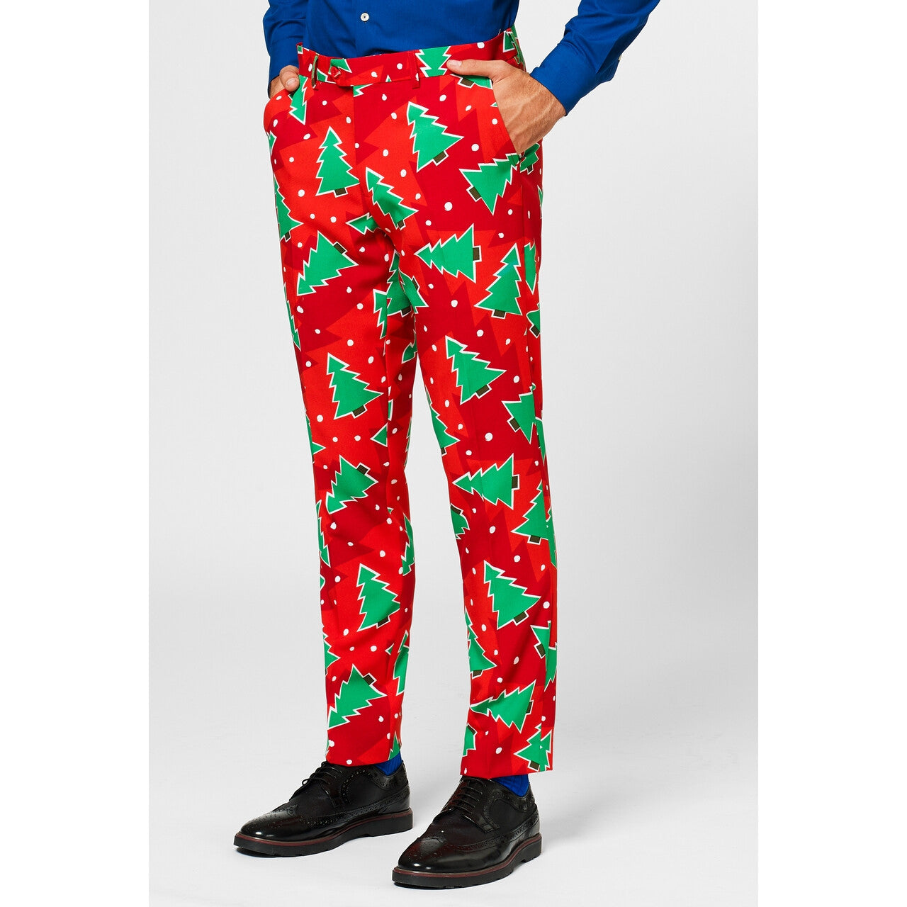 Op deze afbeelding zie je een Kostuums, van het merk Opposuits. Fine Pine Kerstbomen Man Kostuum