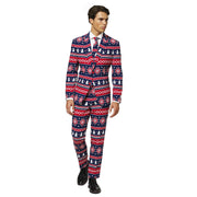 Op deze afbeelding zie je een Kostuums, van het merk Opposuits. Nordic Noel Kerstbomen IJskristallen Man Kostuum