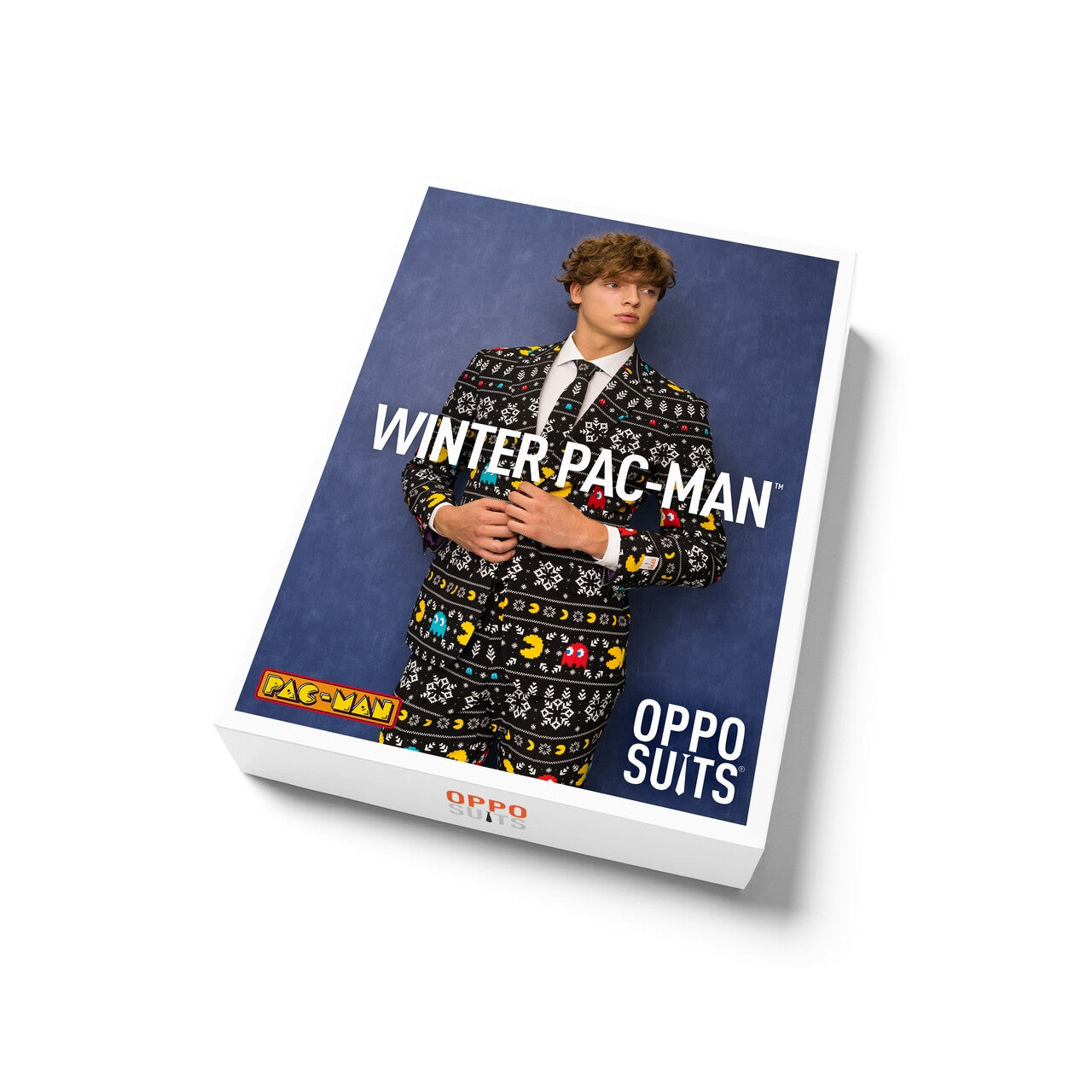 Op deze afbeelding zie je een Kostuums, van het merk Opposuits. Winter Pac-Man™ Computerspel Kostuum