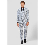 Op deze afbeelding zie je een Kostuums, van het merk Opposuits. Voorpagina Nieuws Man Kostuum