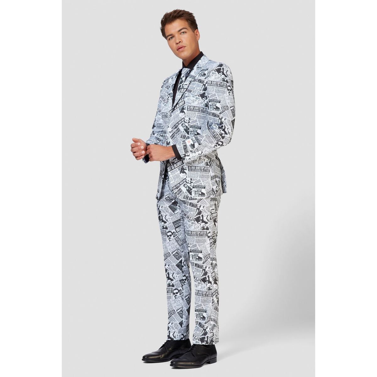Op deze afbeelding zie je een Kostuums, van het merk Opposuits. Voorpagina Nieuws Man Kostuum