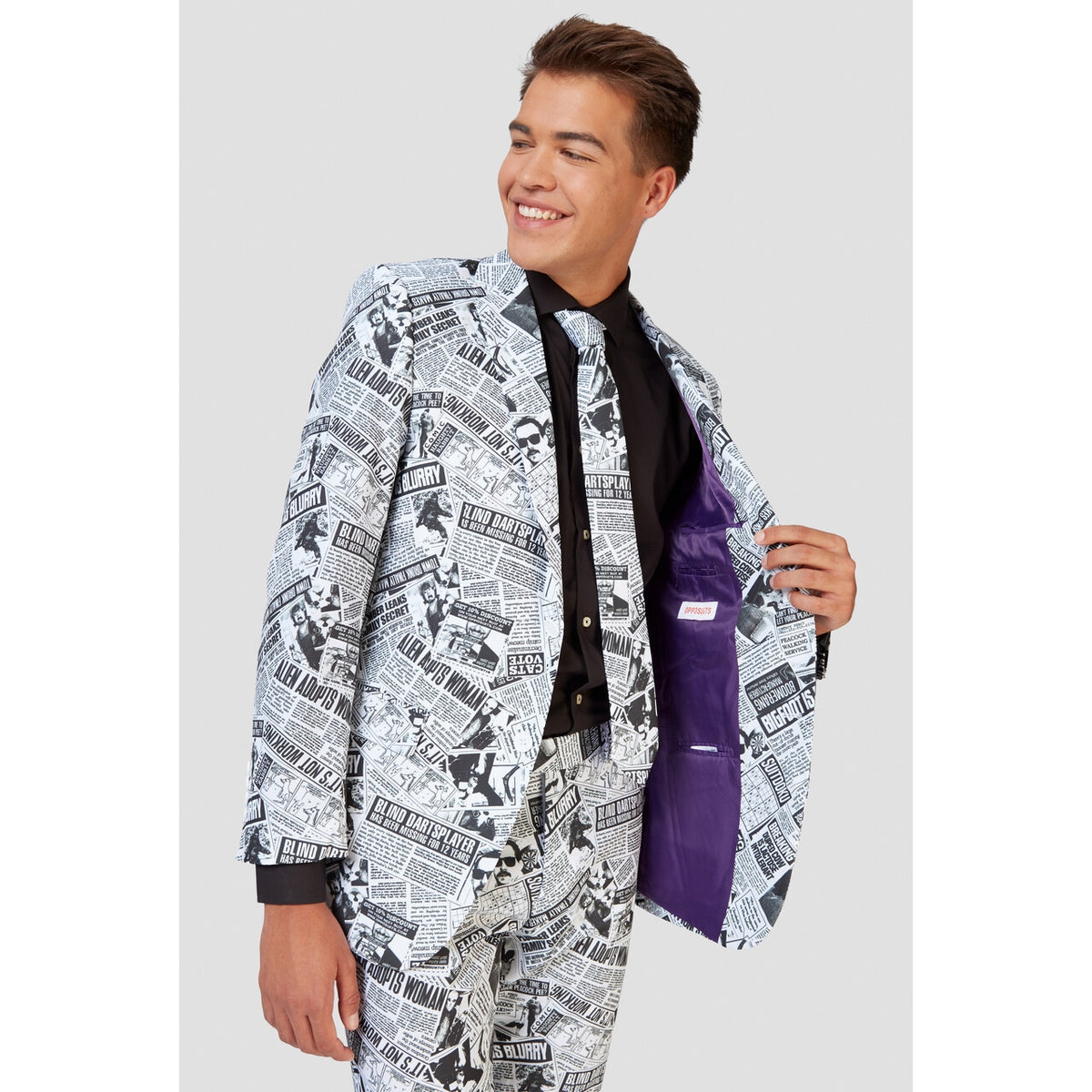 Op deze afbeelding zie je een Kostuums, van het merk Opposuits. Voorpagina Nieuws Man Kostuum