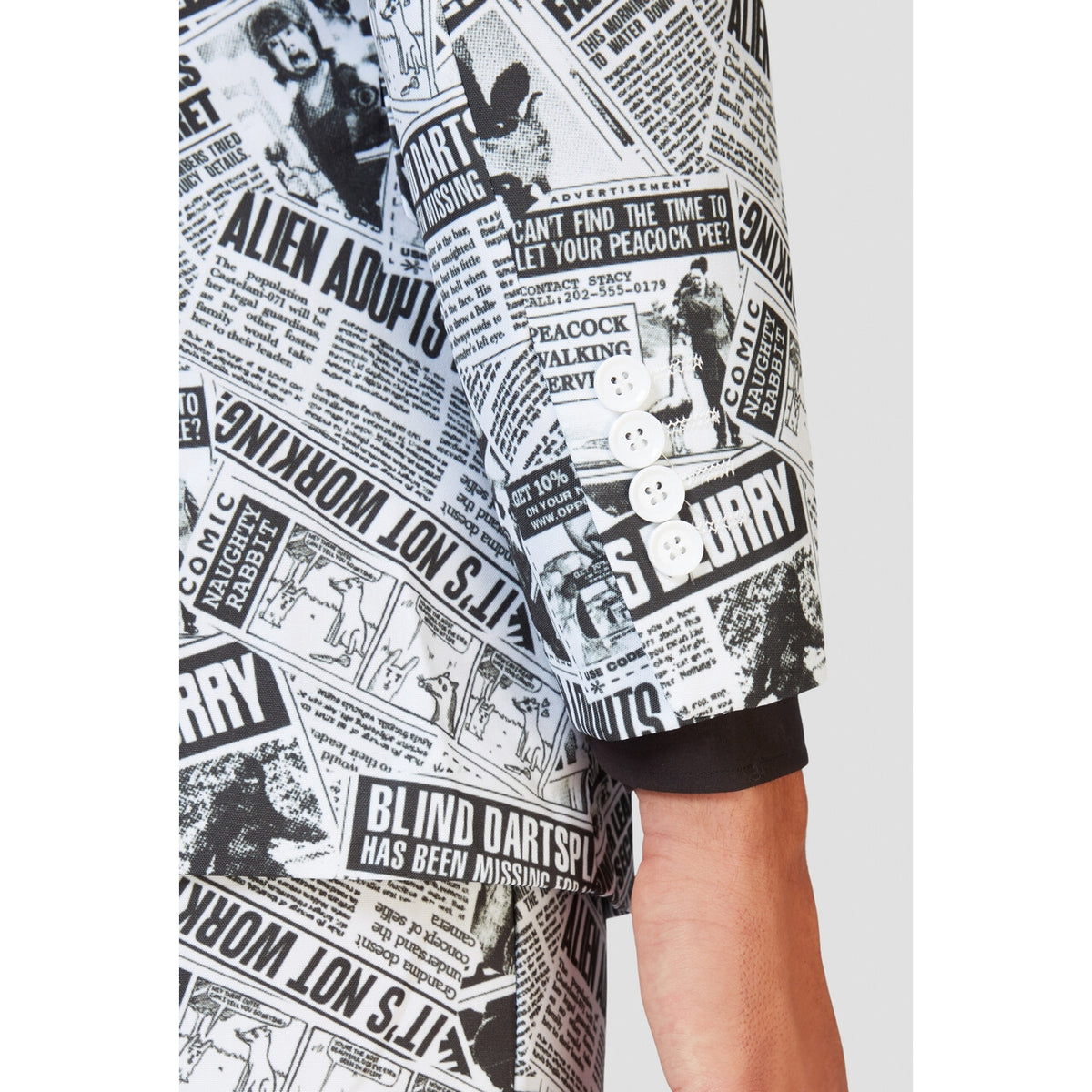 Op deze afbeelding zie je een Kostuums, van het merk Opposuits. Voorpagina Nieuws Man Kostuum