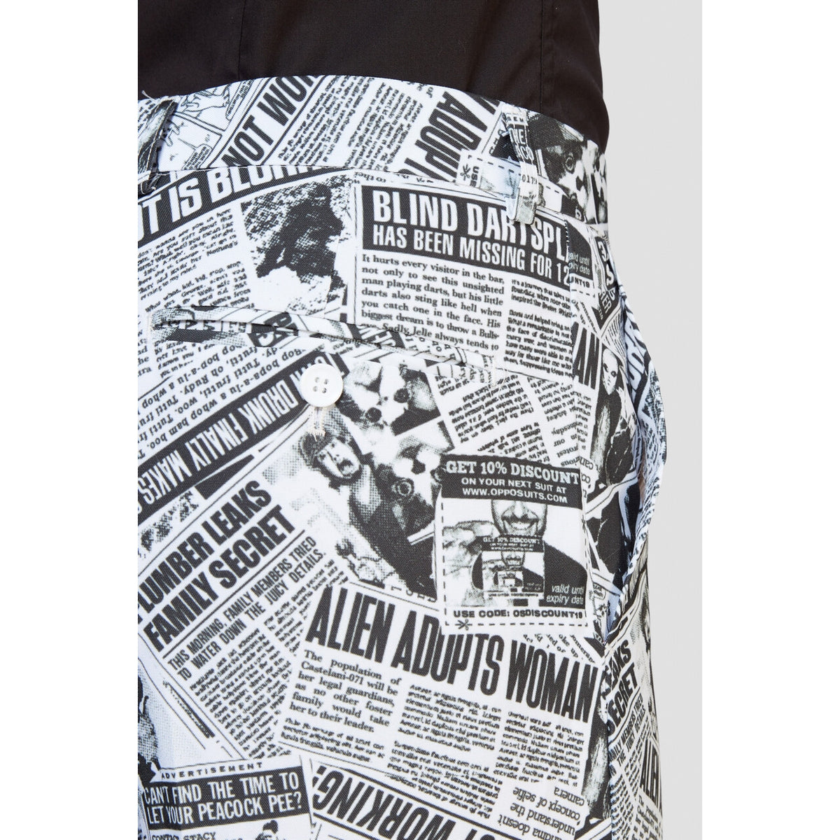 Op deze afbeelding zie je een Kostuums, van het merk Opposuits. Voorpagina Nieuws Man Kostuum